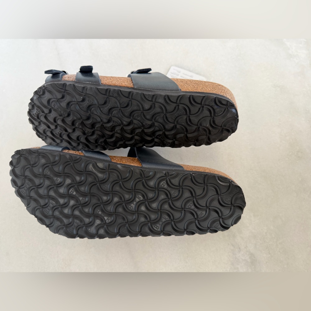 Birkenstock | Franca Navy Cross-Strap Leather Sandals | 40 - Picture 9 of 9